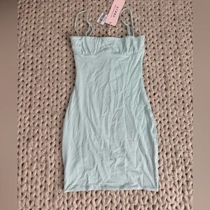 Oh Polly Soft Blue Dress